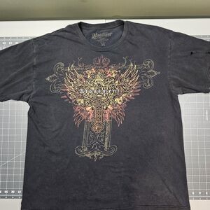 Atonement Tshirt Mens XL Biker Grunge Mma Elite Affliction Couture Cyber Goth